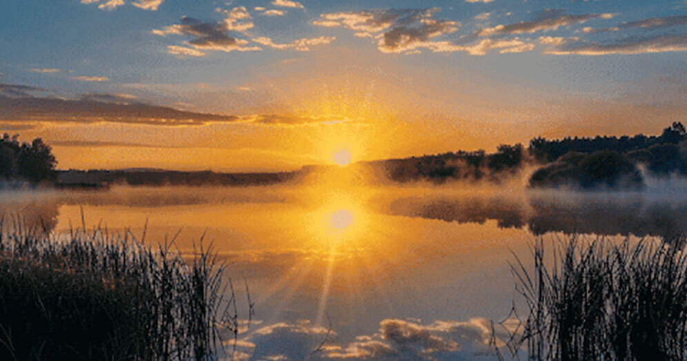 Sunrise over a calm landscape symbolizing hope and new beginnings in ABA therapy
