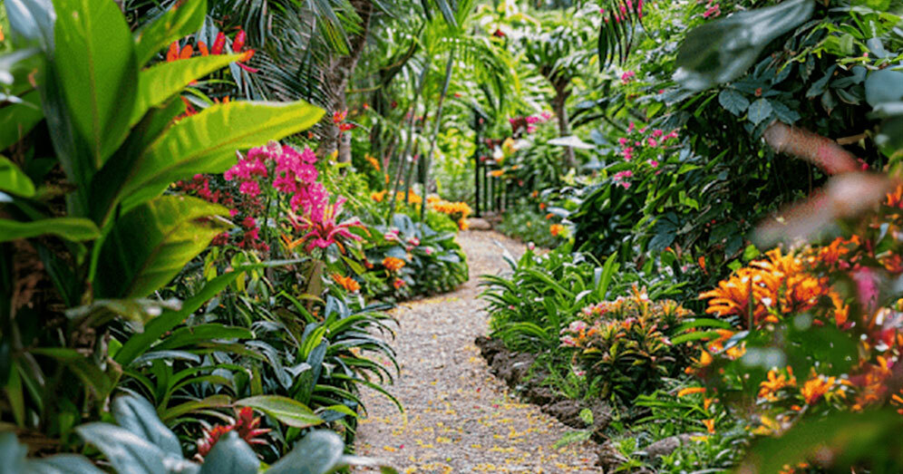 Pathway through a vibrant garden symbolizing the journey ahead with ABA therap